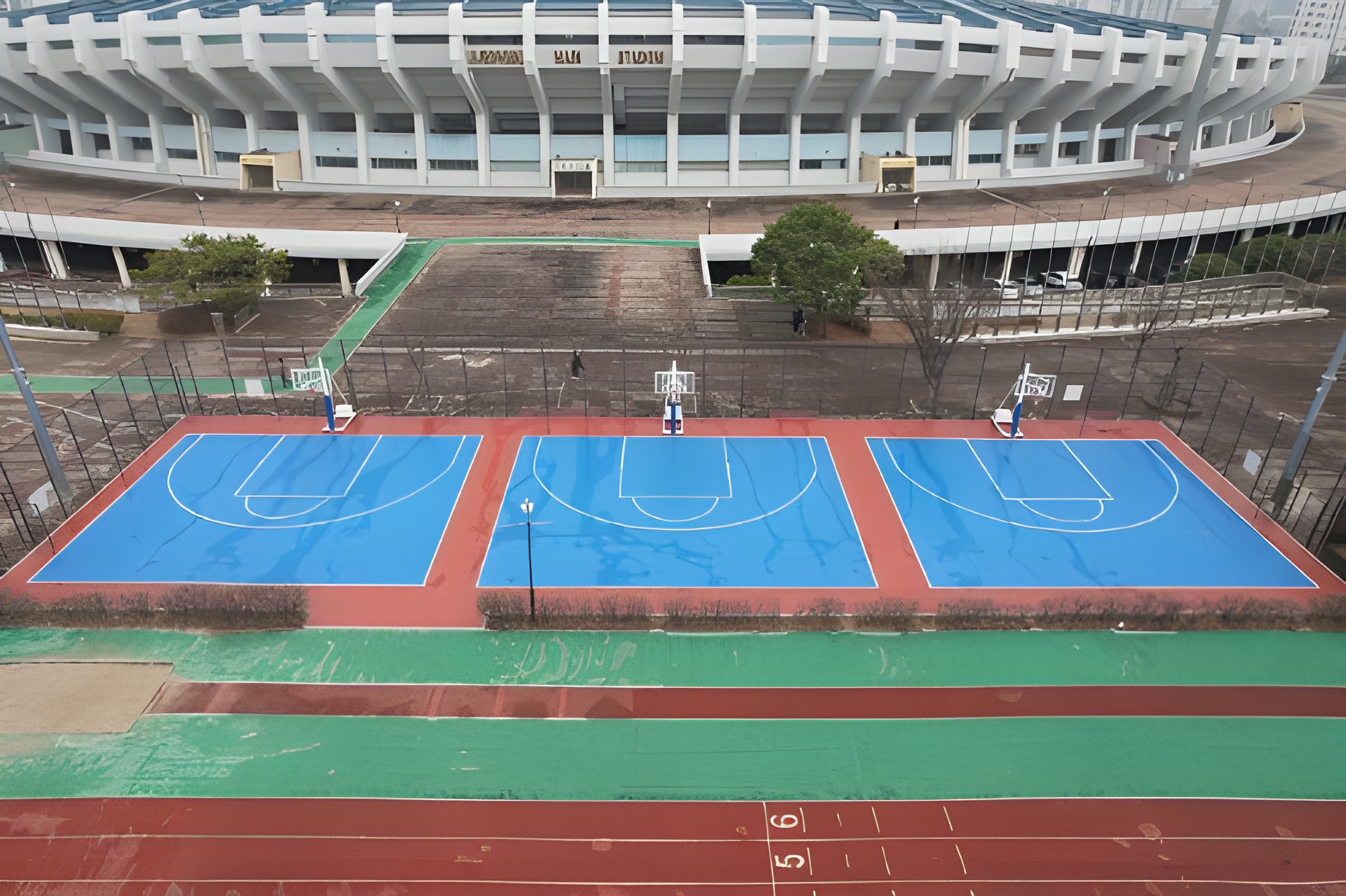 농구장 전경사진