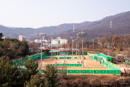 장암 테니스장 사진